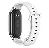 Силіконовий ремінець Mijobs для фітнес браслета Xiaomi Mi Smart Band 8 - White, фото 4