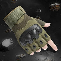 Перчатки тактичні / Військові рукавички без пальців / Рукавиці тактичні літні