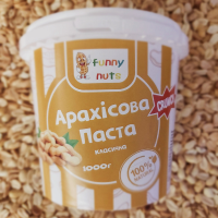 Арахісова паста Funny Nuts у пластикових відерцях 1000 г
