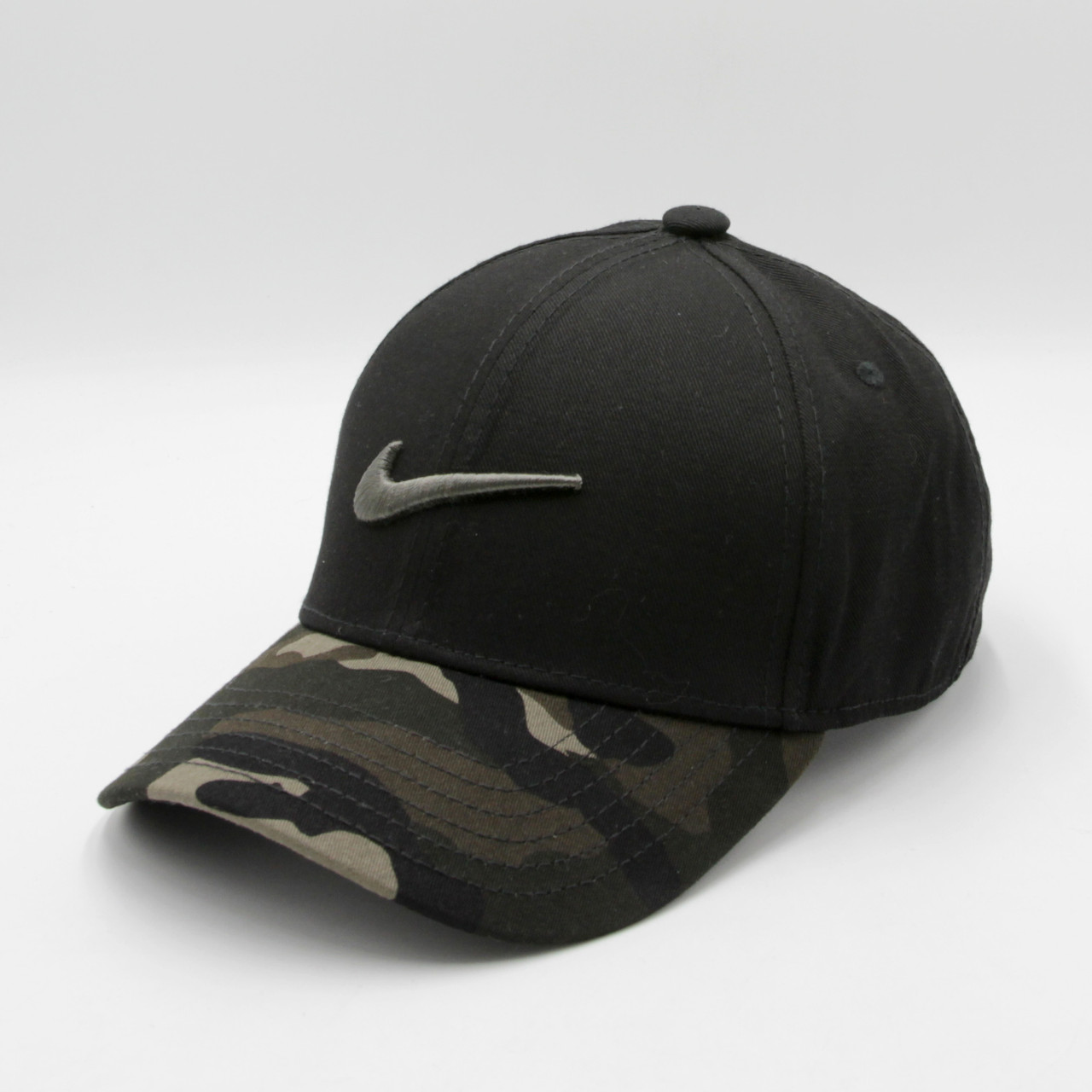 Зручна бейсболка Nike чорна та мультикам, бейс на літо (L/XL) кепка з логотипом Найк чоловіча/жіноча