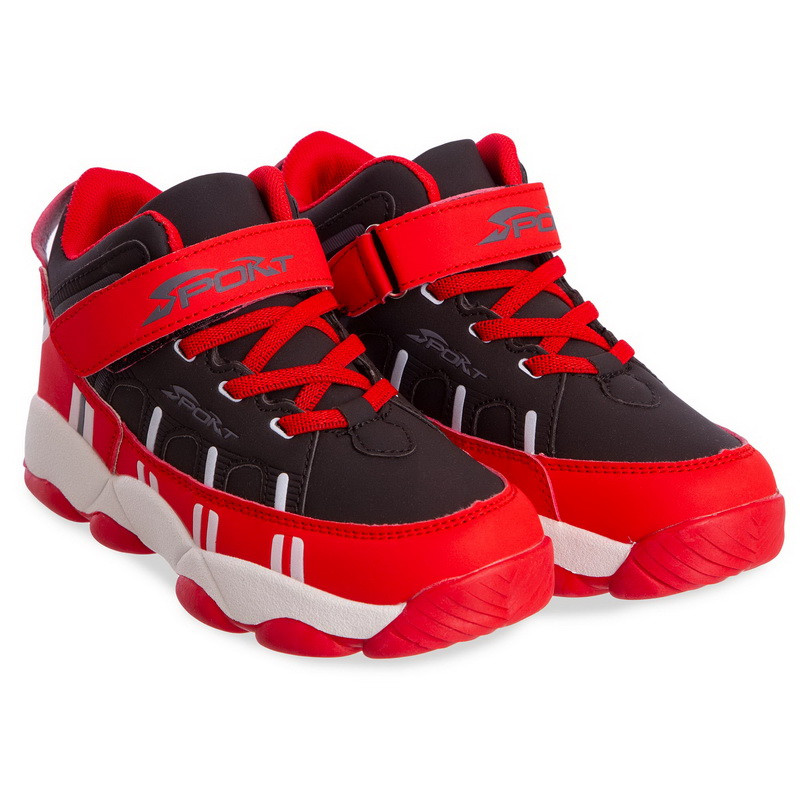 Баскетбольные кроссовки детские SP-Sport 1807-3 размер 36 Red-Black - фото 3 - id-p1926281203