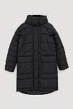 Довга жіноча зимова парка Finn Flare FWB11031-200 чорна L, фото 6