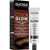 Тонирующий бальзам для волос Syoss Color Glow без аммиака Насыщенный каштановый 100мл