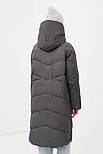 Довга зимова куртка жіноча Finn Flare FWB110138-202 сіра XS, фото 4