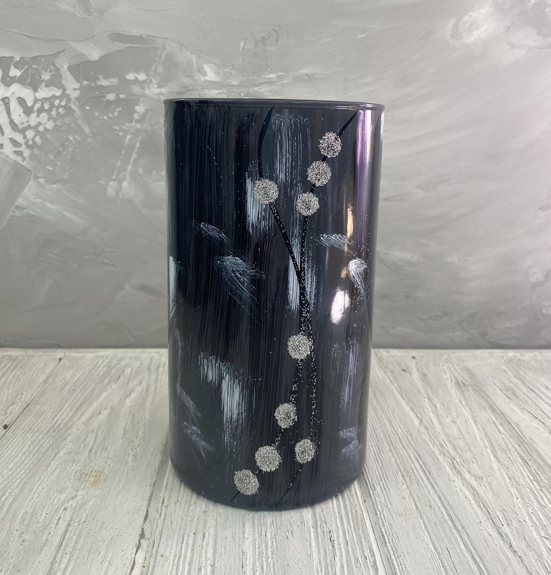 Ваза серая "Абстракция" Н195*110, фото 1