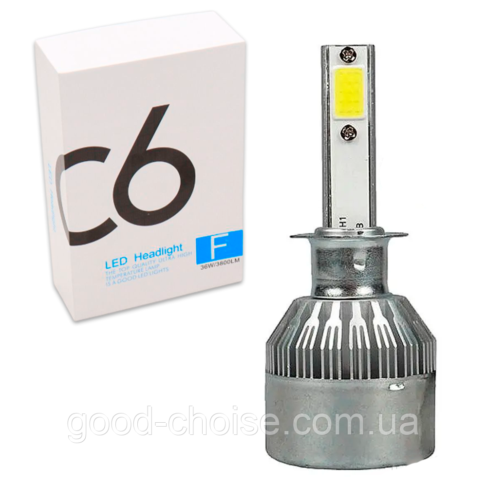 LED лампа C6 H1, 36W, 1шт / Світлодіодні лампи / Ближнє, дальнє світло