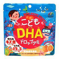 Японская детская омега UNIMAT RIKEN Kids DHA жевательный мармелад 90 шт