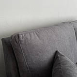 Новий куторвий розкладний диван в тканині, фото 2