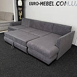 Новий куторвий розкладний диван в тканині, фото 8