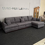 Новий куторвий розкладний диван в тканині, фото 10