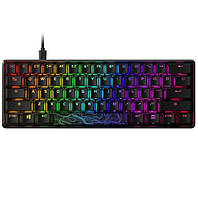 Игровая клавиатура HyperX Alloy Origins 60 Red USB RGB RU, Black (4P5N0AA)