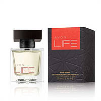 Туалетная вода мужская Life for Him, Avon духи мужские Лайф ейвон