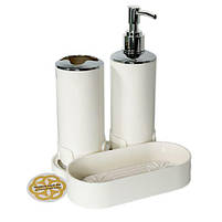 Органайзер для ванни та кухні Lavabo, білий OKYANUS, фото 4