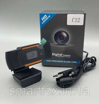 WEB-камера з мікрофоном С12 720P USB+3.5jack, фото 3