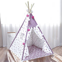 Вигвам Littledove RT-14 Pink Stars детская игровая палатка
