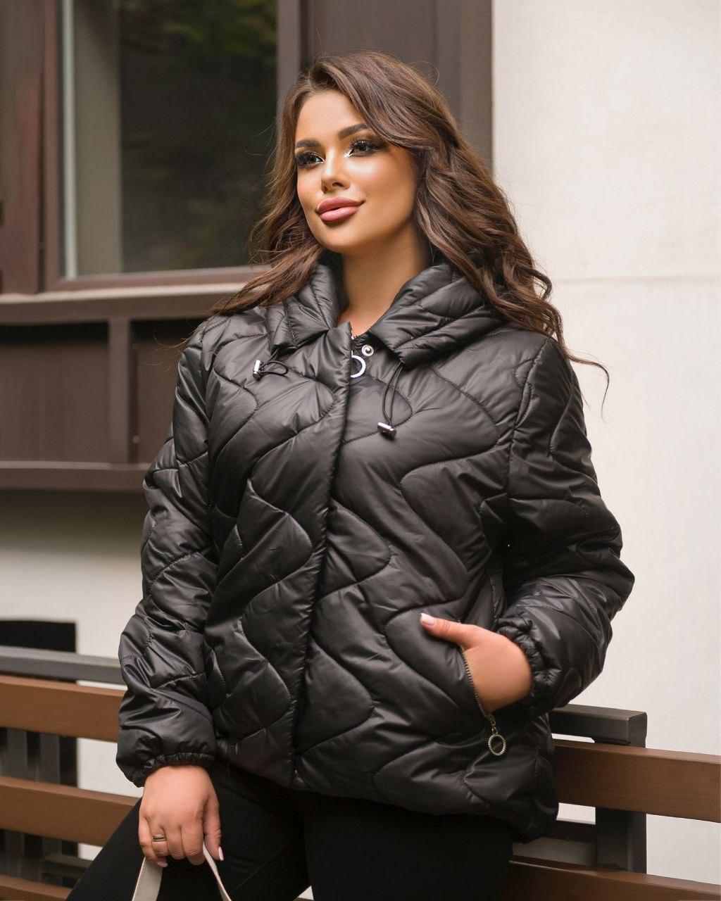 Куртка для пишних дам "Плащовка", фото 1