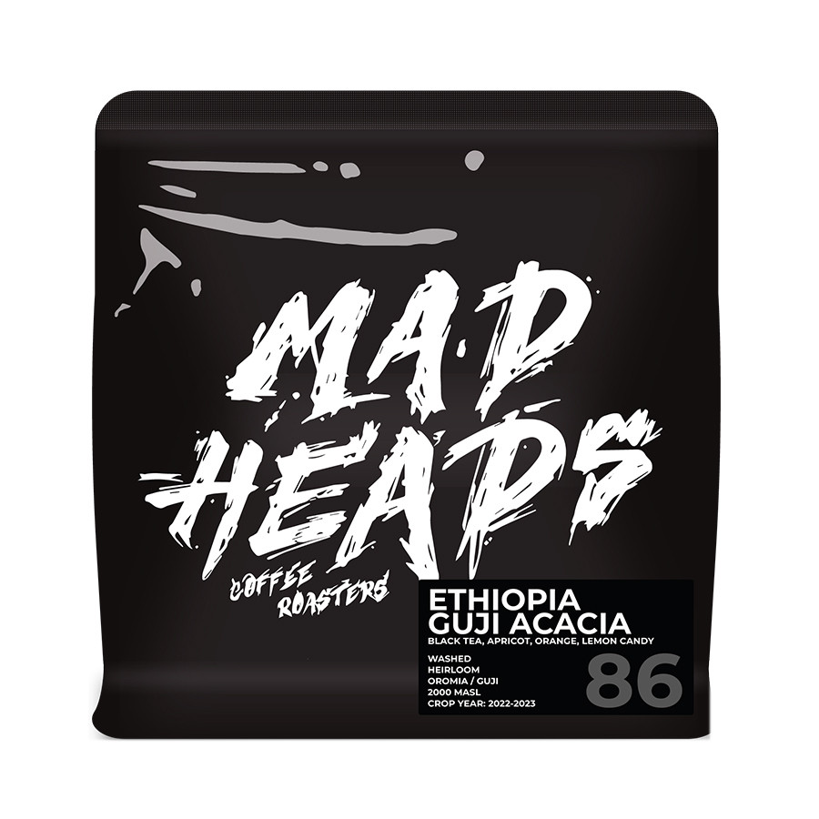 Кофе В Зернах, ТМ "Mad Heads" Ethiopia Guji Acacia Espresso/Filter.