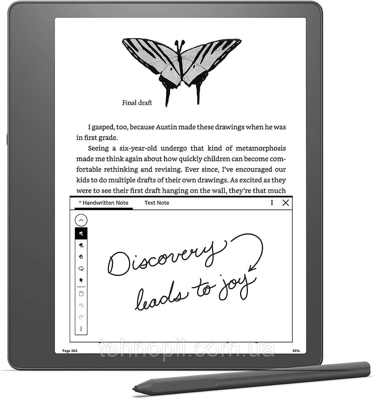 Amazon Kindle Scribe 16Gb Basic Pen Електронна книга с великим екраном і стилусом 10.2 дюймів