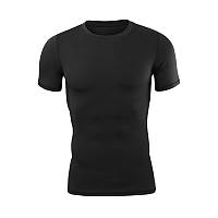 Тактическая мужская футболка Lesko A159 Черный XXL (4851-15766)