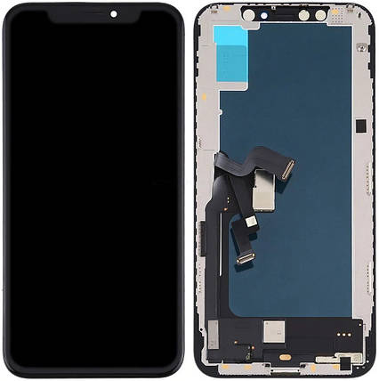 Дисплей + сенсор для Apple iPhone XS JK Black (Incell), фото 1