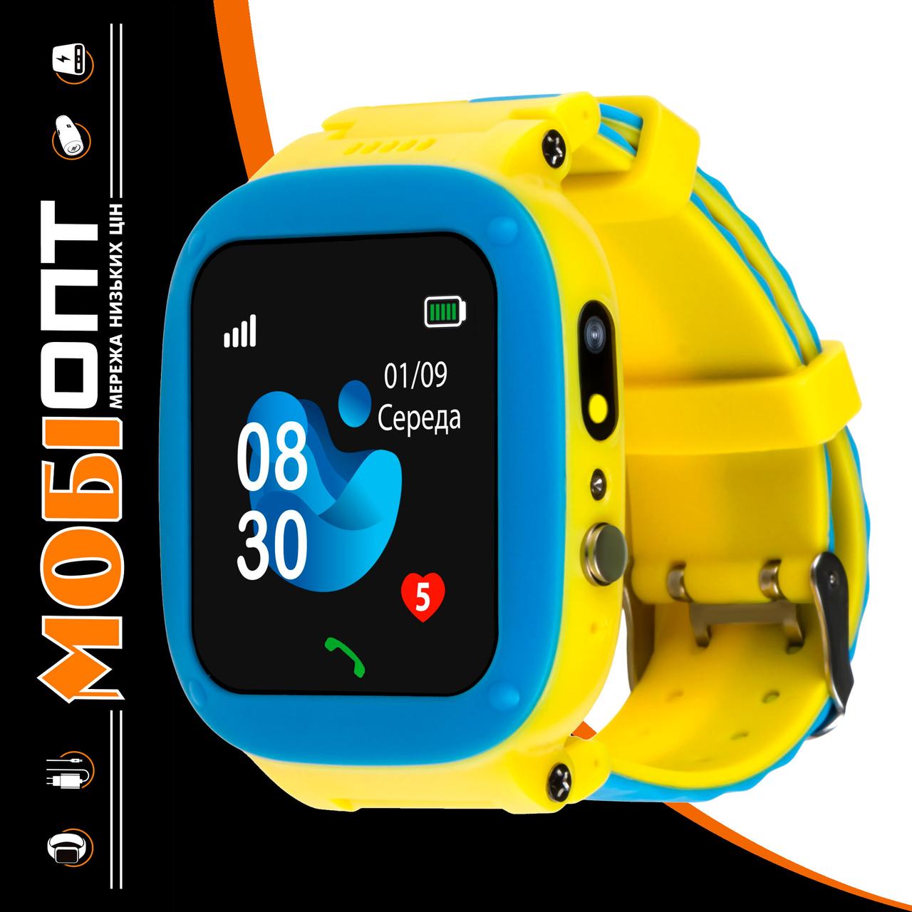 Smart Watch AmiGo GO004 Splashproof Camera+Led Blue/yellow UA UCRF