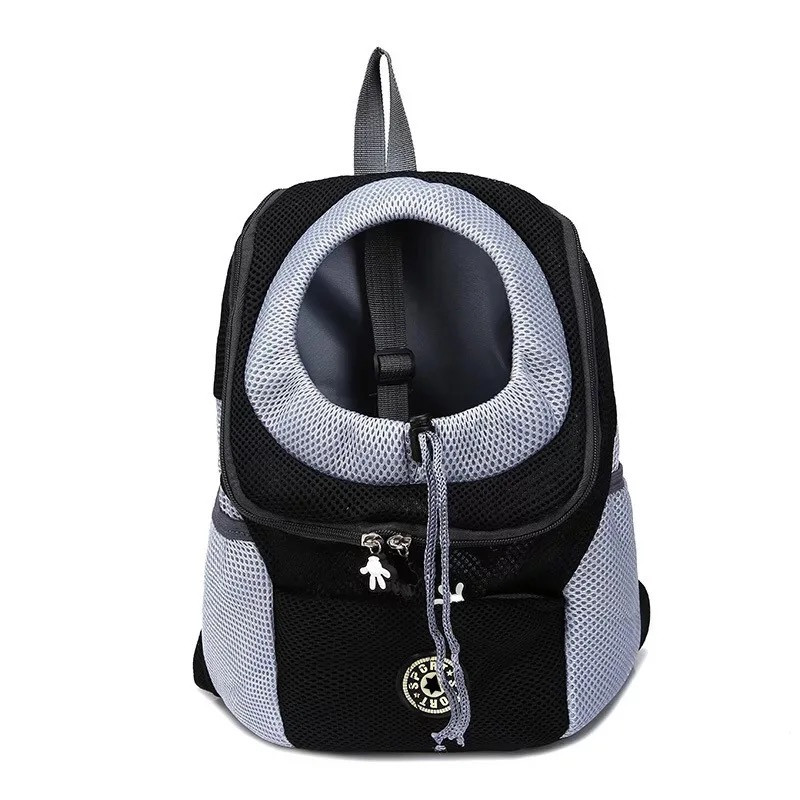 Рюкзак - переноска для собак і кішок вентильований розмір S Чорний