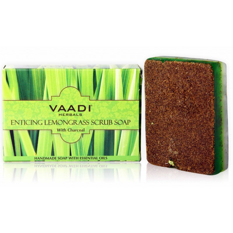 Скраб-мило Принадна лимонна трава, Vaadi 75 г (8906049911678), Vaadi Herbals PVT.LTD