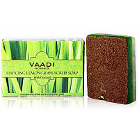 Скраб-мыло "Заманчивая лимонная трава", Vaadi 75 г (8906049911678), Vaadi Herbals PVT.LTD