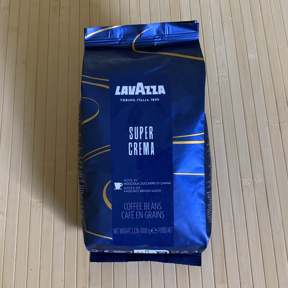 Кава Lavazza Super Crema в зернах оригінал 1 кг