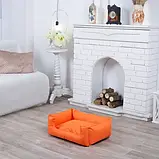 Лежанка для собак Класик помаранчева S 60 x 45 від New and Classic, фото 4