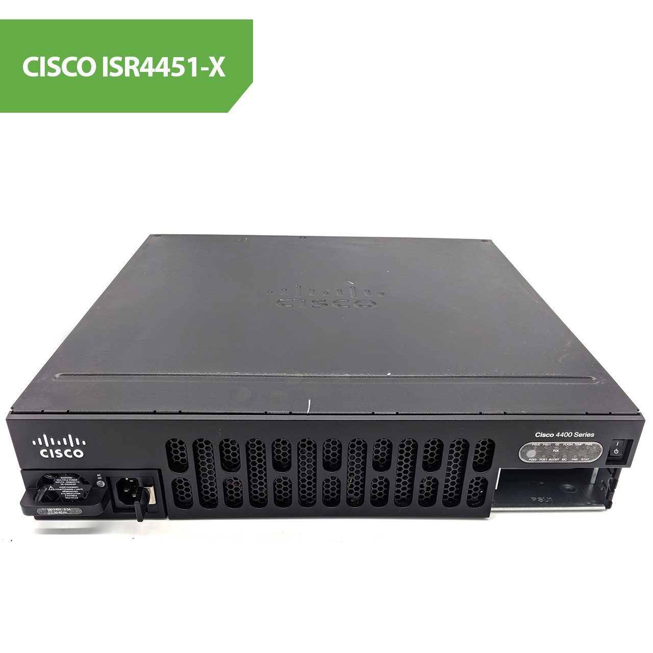 Маршрутизатор CISCO ISR4451-X (4GB 1PSU, 3NIM, 2SM)