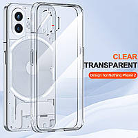 Nothing Phone 2 PC TPU чехол Hybrid прозрачный CLEAR