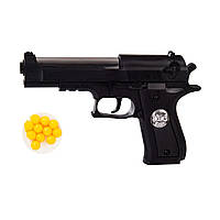 Пістолет на пульках 007, дитячий, пневматичний, кулі кульки 6 мм, іграшкова зброя на кульках, іграшка