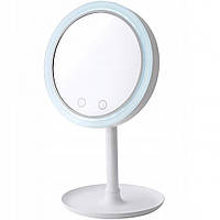 Кругле дзеркало з підсвічуванням і підставкою Beauty Breeze Mirror