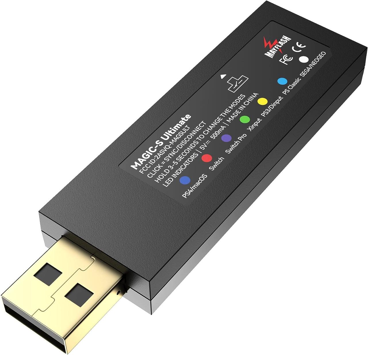 Бездротовий USB-адаптер MAYFLASH Magic-S Ultimate для PS4, Switch, MacOS, Windows, Raspberry Pi, сумісний із контролером Xbox Seri, фото 1