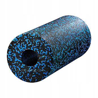 Масажний ролик (валик, роллер) гладкий 4FIZJO EPP PRO+ 33 x 14 см 4FJ1417 Black/Blue .