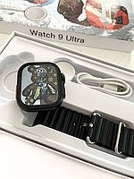 Розумний смарт-годинник Smart Watch 9 ULTRA безрамковий годинник і бездротовою зарядкою