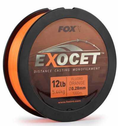 Волосінь Fox Exocet Mono Fluoro Orange 0.28mm 1000m