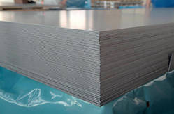 Аркуш неіржавкий AISI 201 1.0х1250х2500 4N+PVC шліфована поверхня
