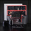 Ігрове крісло ІКЕА MATCHSPEL  офіс, Бомстад чорний 805.076.08, фото 2