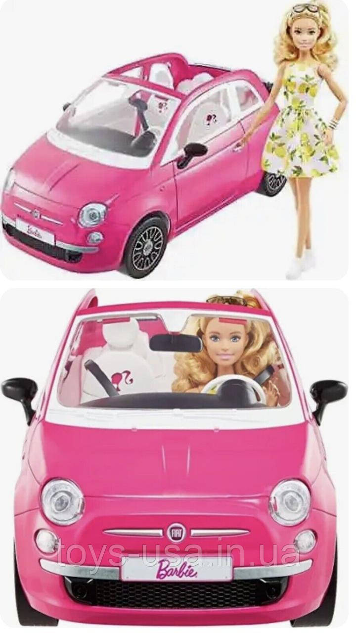 Набір лялька Барбі з машиною Фіат Barbie Fiat Car and Doll FVR07, фото 1
