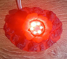 Декор Вулкан з розпилювачем та LED підсвічуванням для акваріума великий, АМ313061РВ, 16х12.5х9 см, фото 2