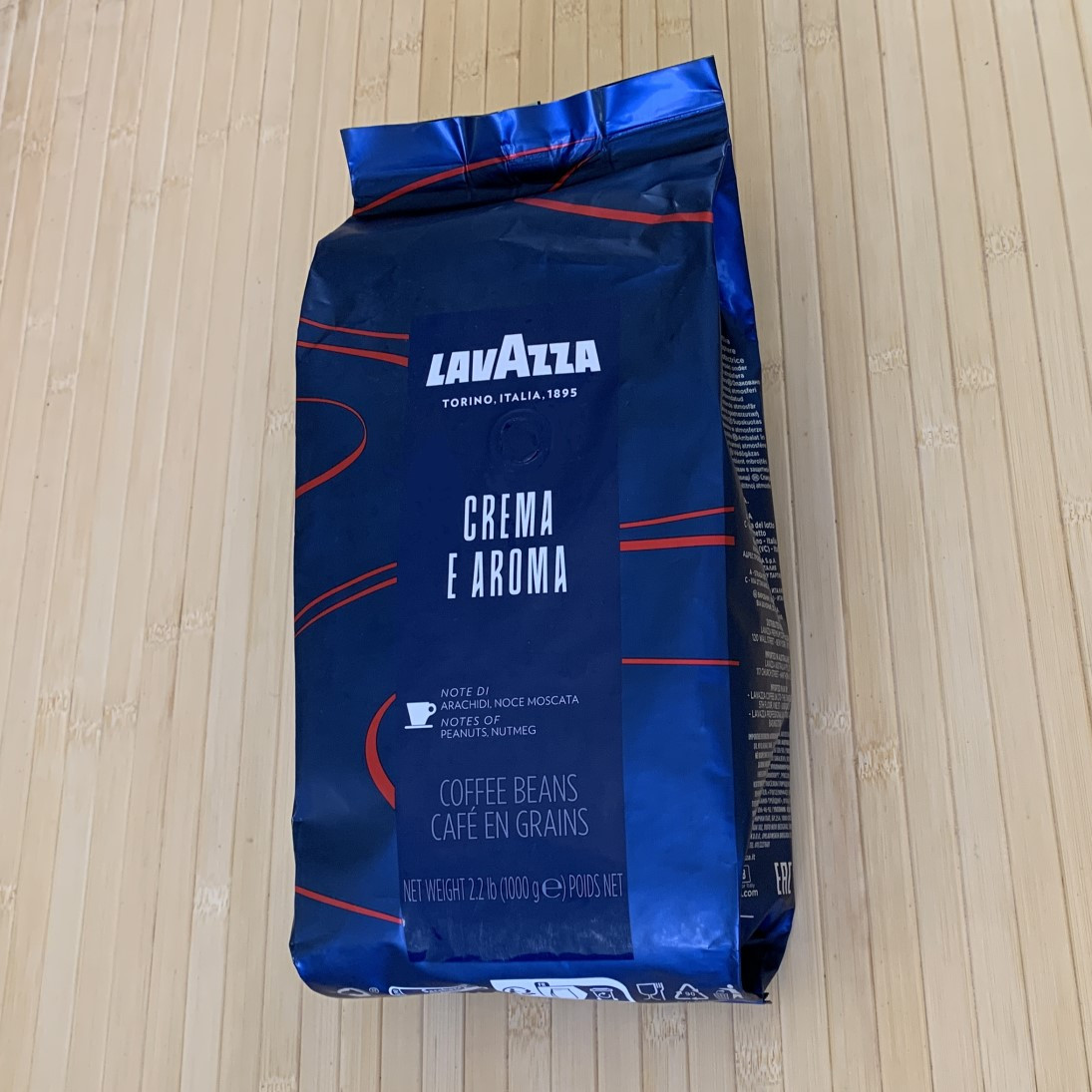 Кава в зернах Lavazza Crema e Aroma Espresso оригінал 1 кг
