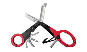 Мультитул SOG ParaShears Red - багатофункціональний інструмент для медиків, 11 в 1