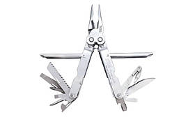 Мультитул SOG PowerLock з V-Cutter і нейлоновим чохлом, 18 інструментів, нержавіюча сталь 420