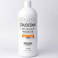 Олія масажна антицелюлітна Chudesnik 1000 мл Антицелюлітна масажна олія Олія для масажу