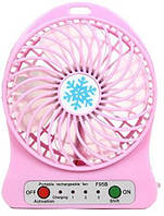 Мини-вентилятор Portable Fan Mini розовый Топ продаж