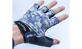 Велоперчатки Lynx Art Camo без пальців, літні, з вентиляцією для велоспорту