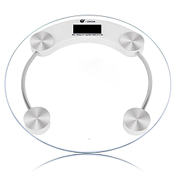 Підлогові ваги до 180 кг 2003А / Електронні скляні круглі ваги