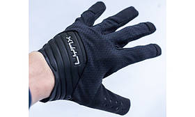 Велоперчатки Lynx Expert Long Black з вентиляцією для велоспорту, унісекс